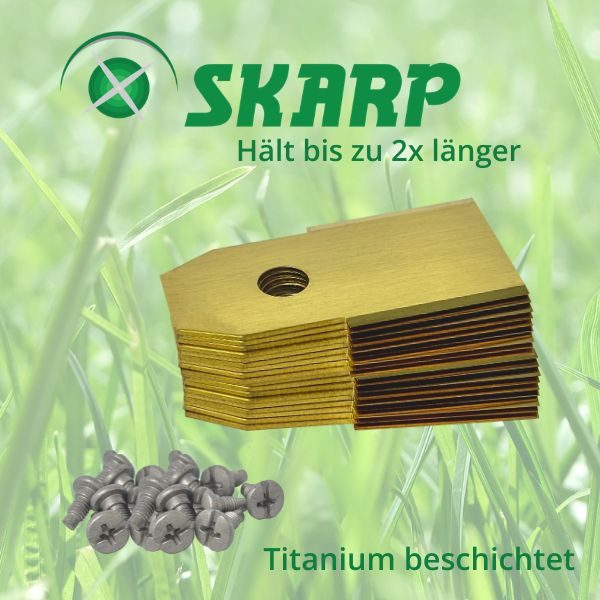 Skarp Mahroboter Messer fur Mowox - Satz mit 30 Stuck Skarp Mähroboter Messer für Mowox - Satz mit 30 Stück