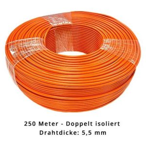 Begrenzungsdraht 5,5 mm für Ryobi Roboyagi - doppelt isoliert - 250 Meter