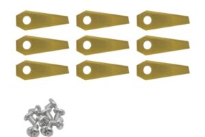 Mahroboter Messer fur Honda Miimo - Satz mit 9 Stuck titanbeschichtet - neuer Typ