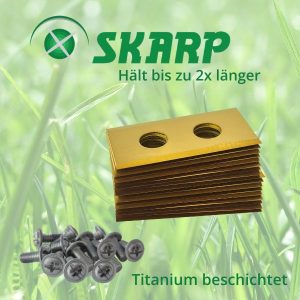 Skarp Mähroboter Messer für Scheppach - Satz mit 30 Stück
