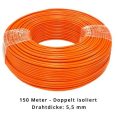 Begrenzungsdraht 5,5 mm für Flymo - doppelt isoliert - 150 Meter
